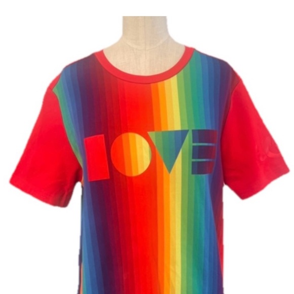 UGG Pride Rainbow Striped Love Graphic T-Shirt - Picture 5 of 8